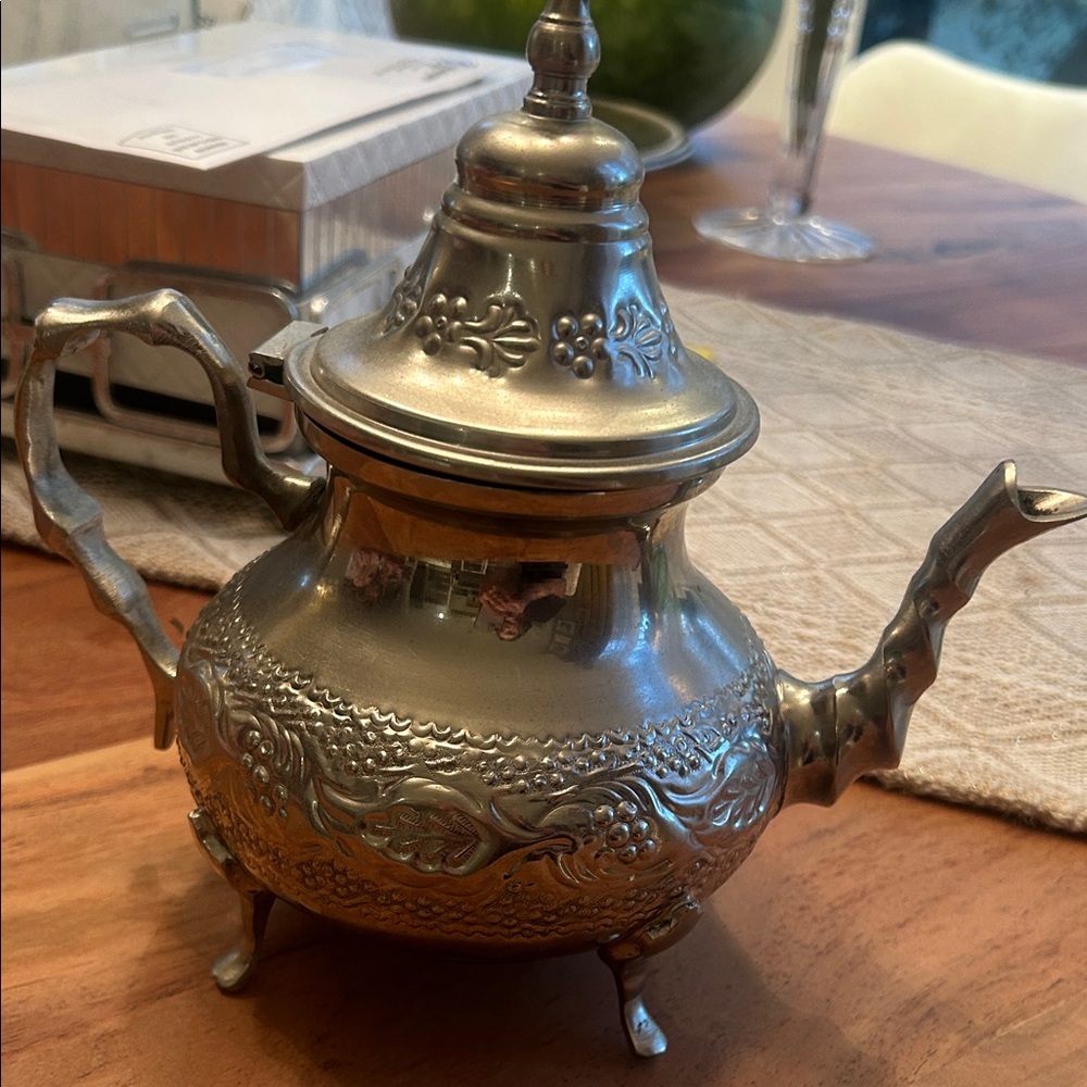 Elegant Silver Teapot